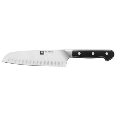 Santoku -mes met kuiltjes